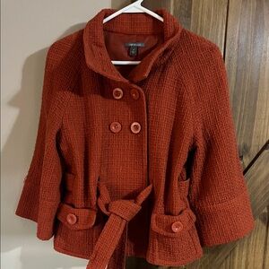 Apt. 9 Women's Rust Pea Coat